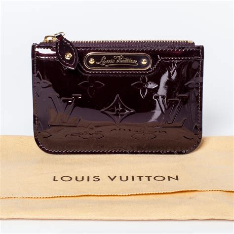 louis vuitton amarante vernis key pouch|louis vuitton key charms.